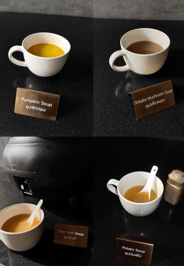 The wellness soup menu
