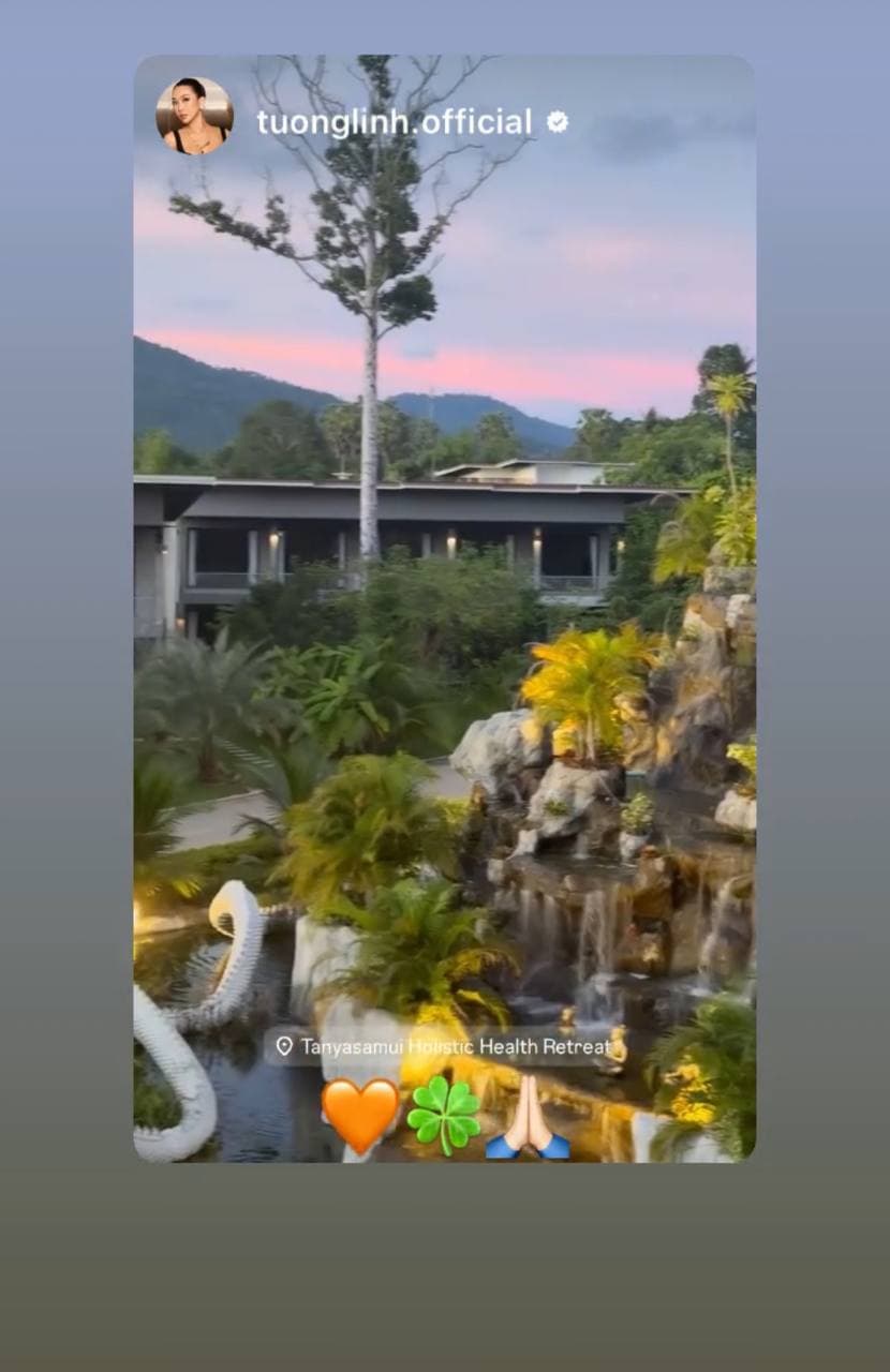 Sunset at the retreat